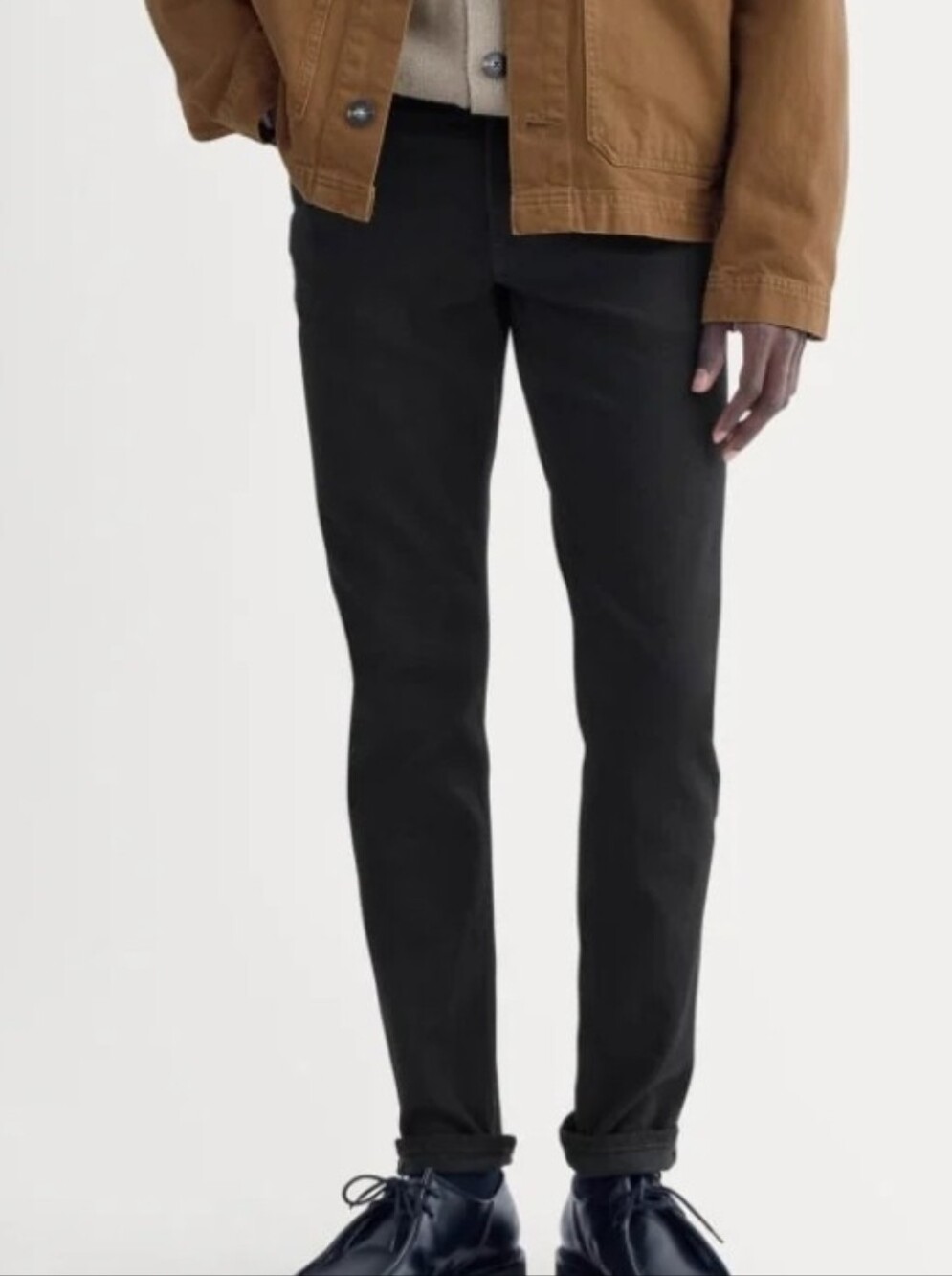 Everlane The Selvedge Slim-Fit Jean 38x34 Shadow Black